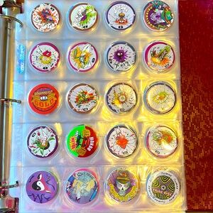 Vintage POG bottle caps